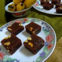 A picture of Banana Halwa:.
