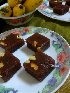 A picture of Banana Halwa:.