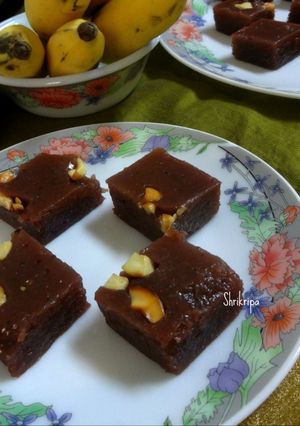 A picture of Banana Halwa:.