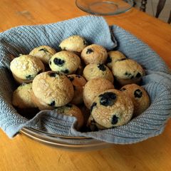 A picture of Blueberry Muffins.