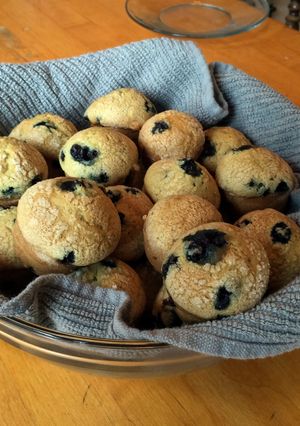 A picture of Blueberry Muffins.