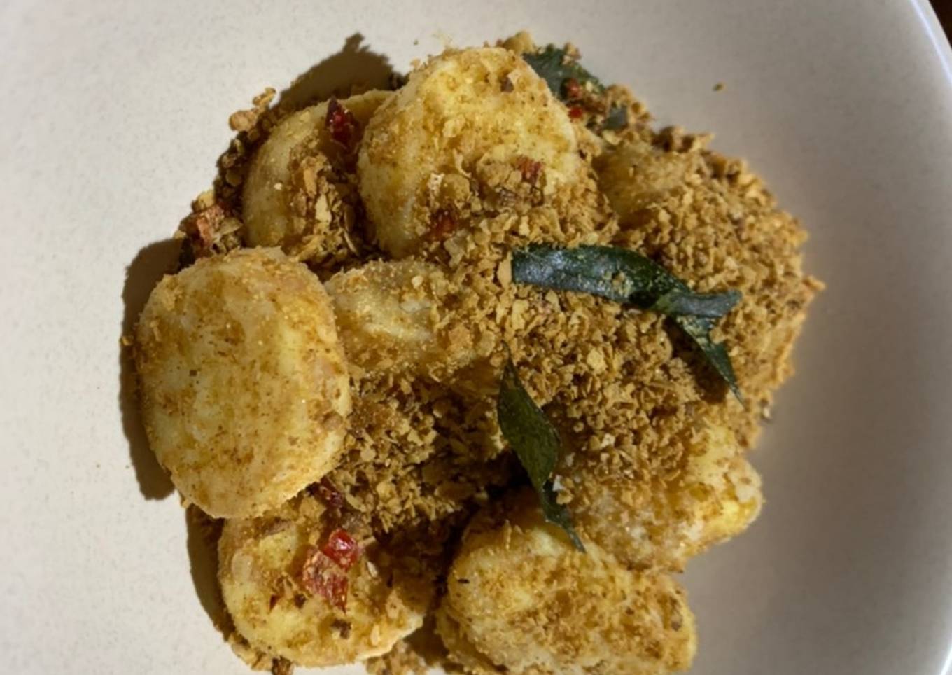 Tofu masak gandum. Tahu gandum