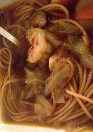 A picture of Spicy Shrimp Soup.
