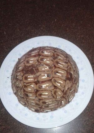 صورة لوصفة طريقة عمل سويس رول محشي بالبوظة