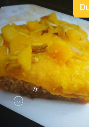 A picture of Mango Malai Brick And'one EGGless.