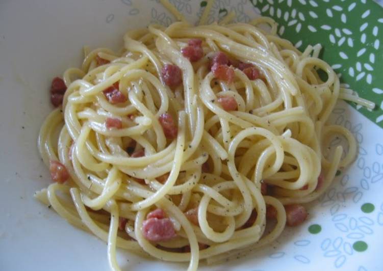 From Italy: Easy Pasta Carbonara