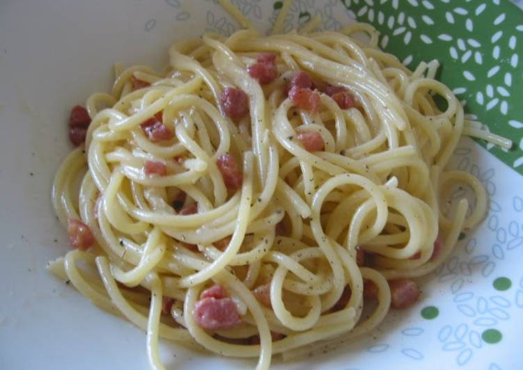 Recipe of Any-night-of-the-week From Italy: Easy Pasta Carbonara