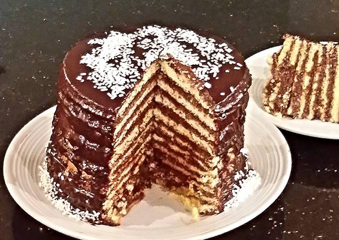 Easiest Way to Prepare Award-winning 12 Layer Vanilla Sponge Cake