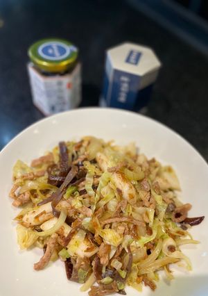 櫻花蝦XO醬炒年糕 的食譜成品照片