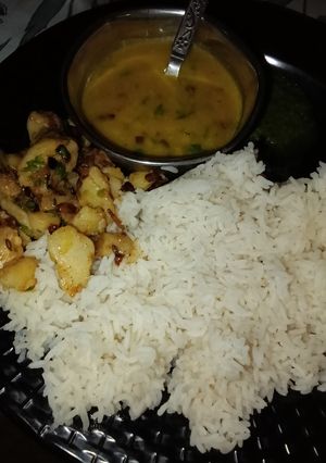 दाल और चावल रेसिपी मुख्य फोटो