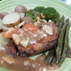 A picture of Fish Fillet with Lime & Garlic Butter Sauce.