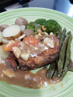A picture of Fish Fillet with Lime & Garlic Butter Sauce.