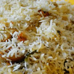 A picture of Mutton Dum Biryani.