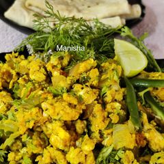 Anda Bhurji(Spicy Scrambled Eggs) A picture of Anda Bhurji(Spicy Scrambled Eggs).
