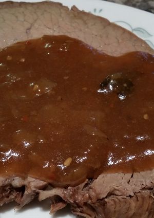 A picture of Jason's Pot roast.
