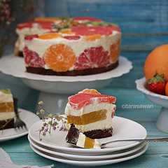 A picture of Citrus Cheese Cake.