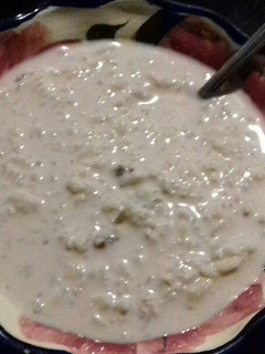 Una foto de Arroz con leche y nuez