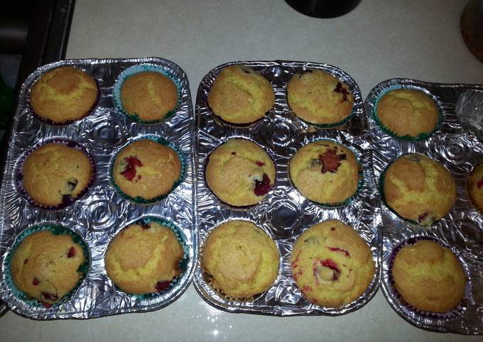 Recipe of Homemade Lemon Cranberry Muffin Delight