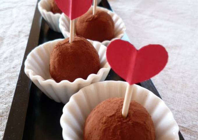 Recipe of Quick Lovely Chocolate Truffles for Valentine&#39;s Day