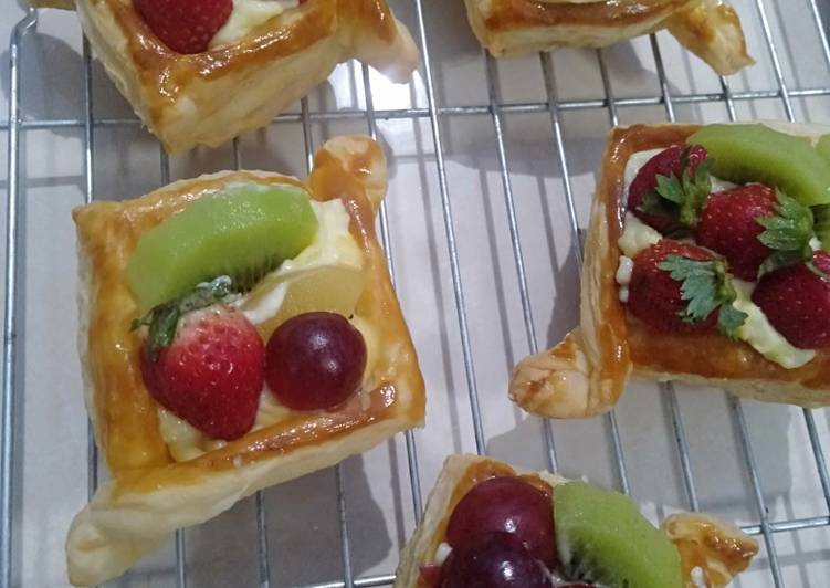 Cara Membuat Pastry Vla Buah Yang Enak