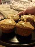 peanut butter cupcakes with peanut butter frosting