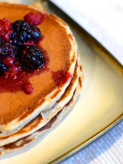 A picture of Fantastic Whole Wheat Pancakes.