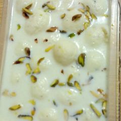 A picture of Ras malai By Nancy.