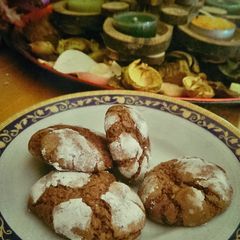 Chocolate Amaretti A picture of Chocolate Amaretti.