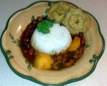 Fast Cooking Methods Puerto Rican Rice  Pink Beans Delicious Simple