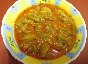 A picture of Rasili tori ki simple c sabji 😊😊😊.