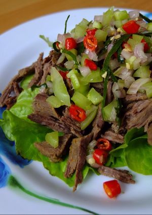 Foto resep Gepuk Sambal Matah