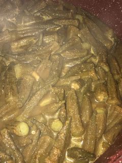 صورة لوصفة بامية 🤍