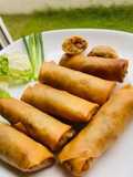 Crispy Spring Rolls (Homemade Because of COVID, Menu #15)