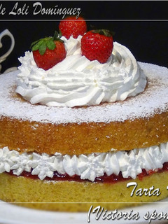 Una foto de Tarta Victoria (Victoria sponge cake)