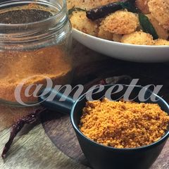 A picture of Spicy Milagai Podi (dry Chutney).