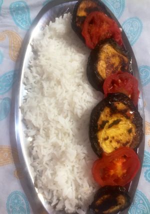 عکسی از دستور رول بادمجان