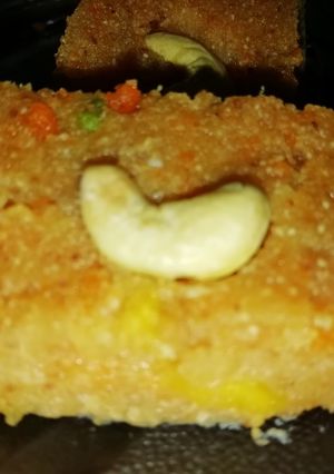 A picture of Mango Barfi.