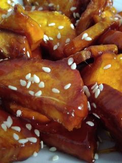 Foto resep Ubi karamel/candied sweet potato