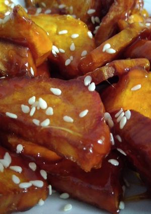 Foto resep Ubi karamel/candied sweet potato