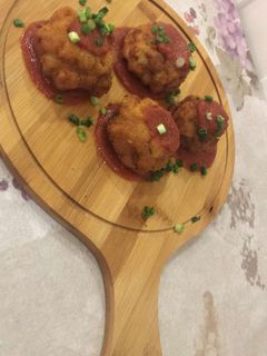 صورة لوصفة كرات المكرونة