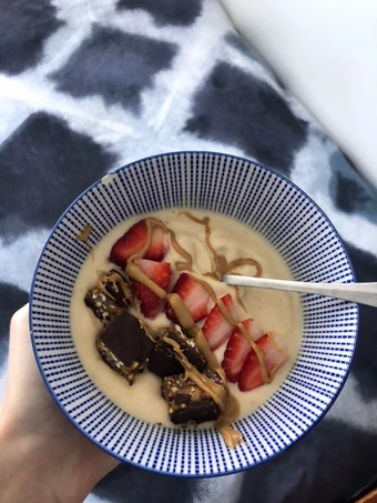 Easy Way Prepare Desert smoothie bowl the Delicious Can spoil the tongue