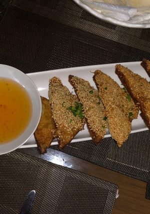 A picture of Chinese Prawn Toast - Moist and Perfect.
