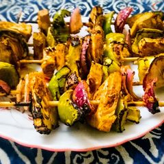 Raw Jackfruit Tikka Kebab A picture of Raw Jackfruit Tikka Kebab.