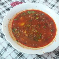 A picture of Punjabi.Pakora ki sabzi.