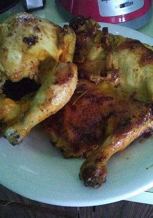 Una foto de Pollo horneado