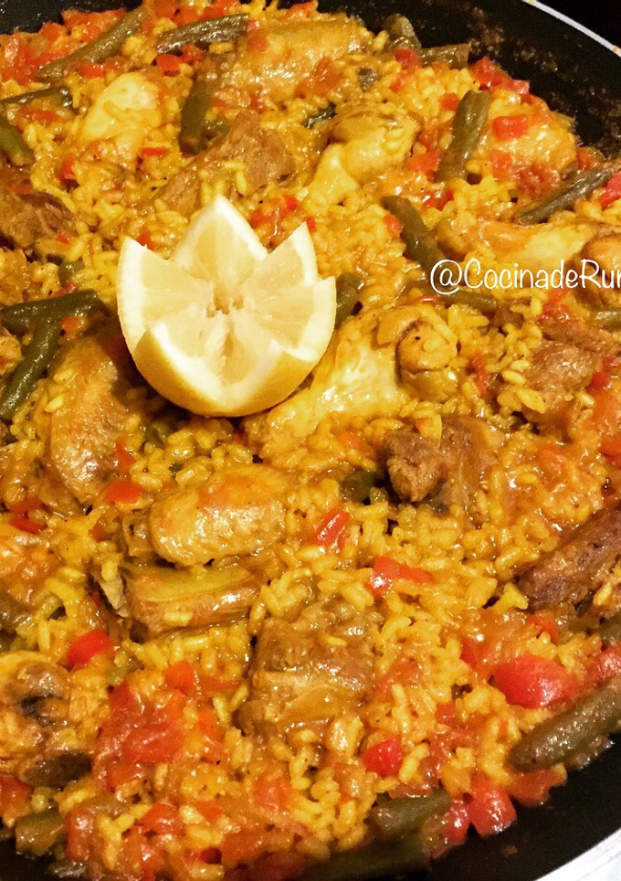 Una foto de Paella valenciana🥘