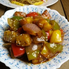 Chilli paneer A picture of Chilli paneer.