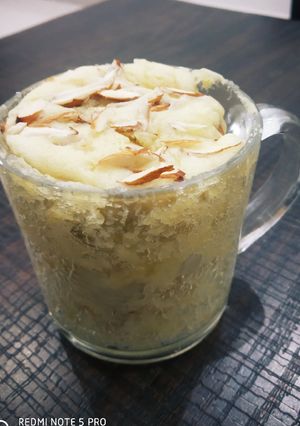A picture of Vanilla mug cake.