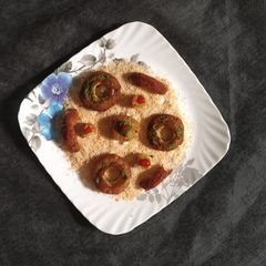 A picture of Semolina cutlet.
