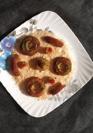 A picture of Semolina cutlet.